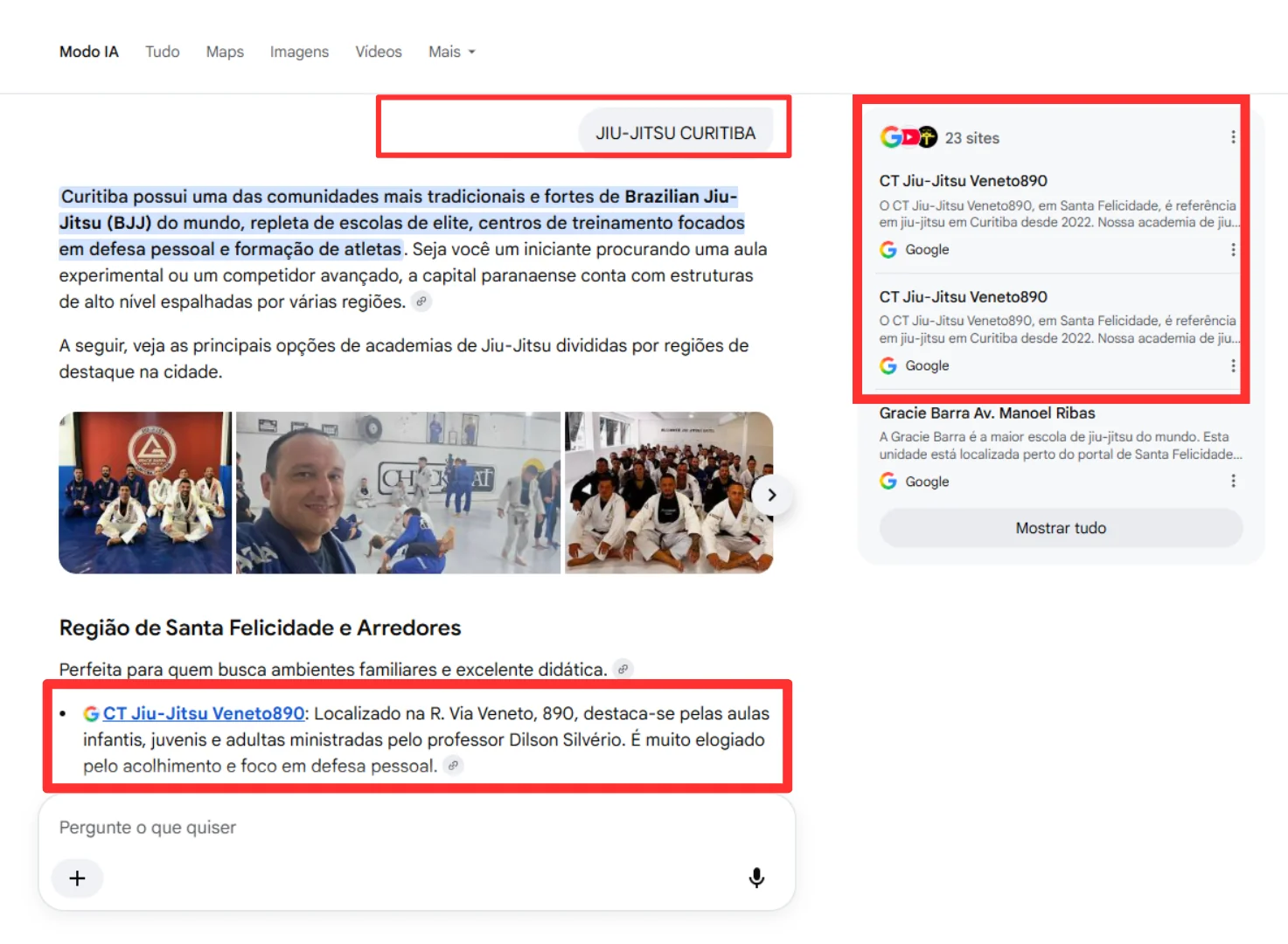 Aparecer na resposta Google IA: CT Via Venuto e Assessoria Atlas